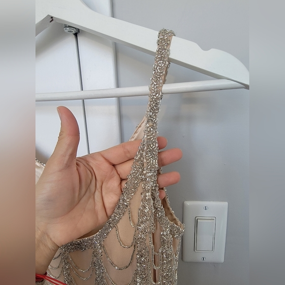 Pre-owned Parker Beaded Cocktail Gatsby Dress, Size 0 - Picture 9 of 12